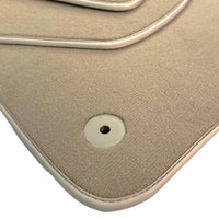 Beige Floor Mats For Bentley Continental GT (2018–2023) - AutoWin