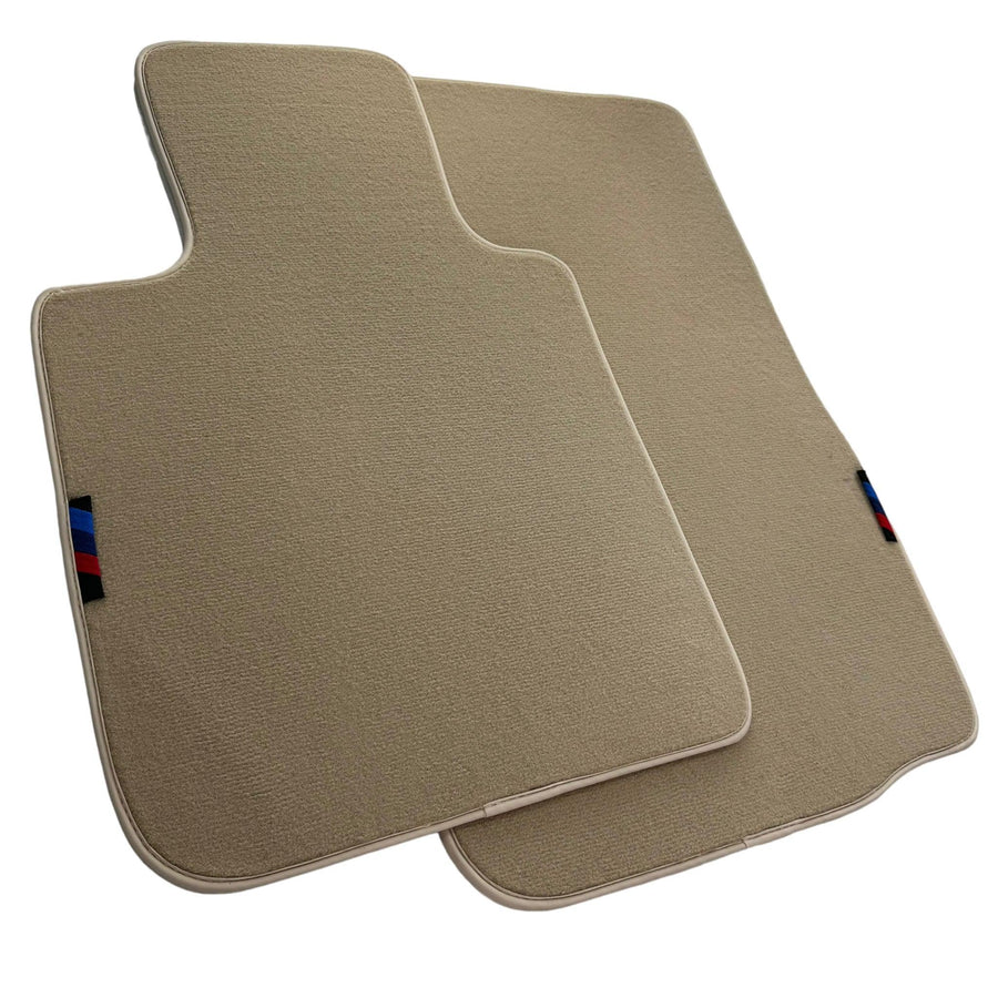 Beige Floor Mats For BMW Z4 Series E86 Coupe (2003-2008) With M Package - AutoWin