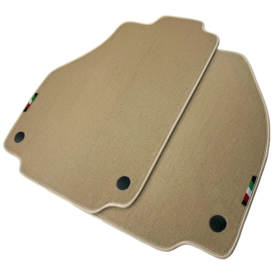 Beige Floor Mats for Ferrari 458 GT2 (2012-2015) | Italian Edition
