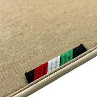 Beige Floor Mats for Ferrari 458 GT2 (2012-2015) | Italian Edition