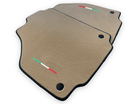 Beige Floor Mats For Ferrari 488 Pista Spider 2019-2021 - AutoWin