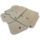 Beige Floor Mats for Ferrari GTC4 Lusso (2016-2023) Italian Edition - AutoWin