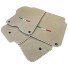 Beige Floor Mats for Ferrari GTC4 Lusso (2016-2023) Italian Edition - AutoWin