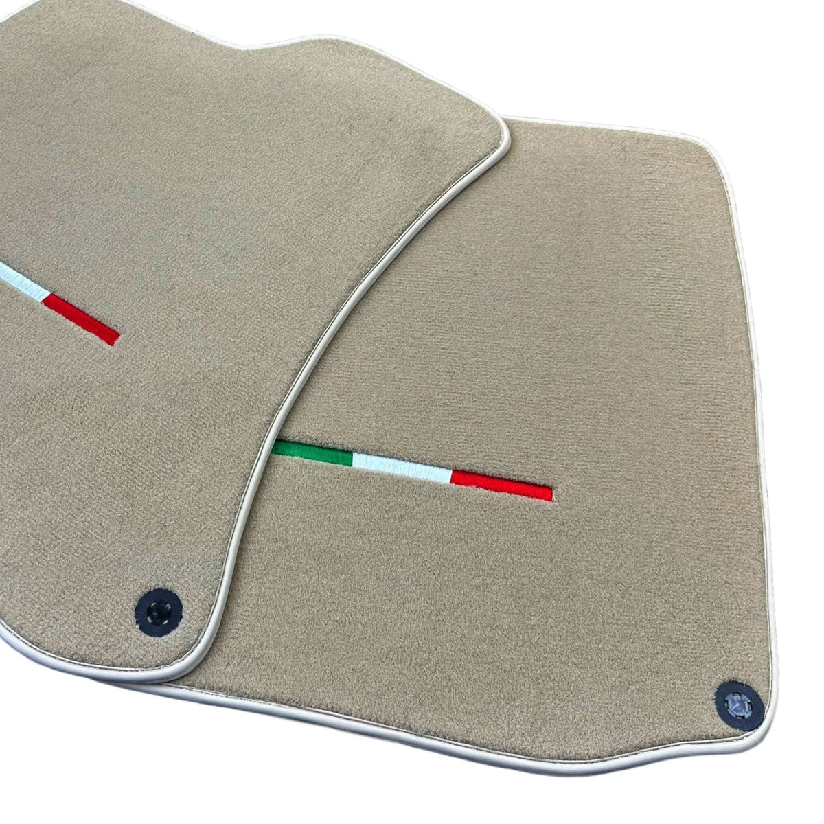 Beige Floor Mats for Ferrari Portofino (2018-2023) Italian Edition - AutoWin