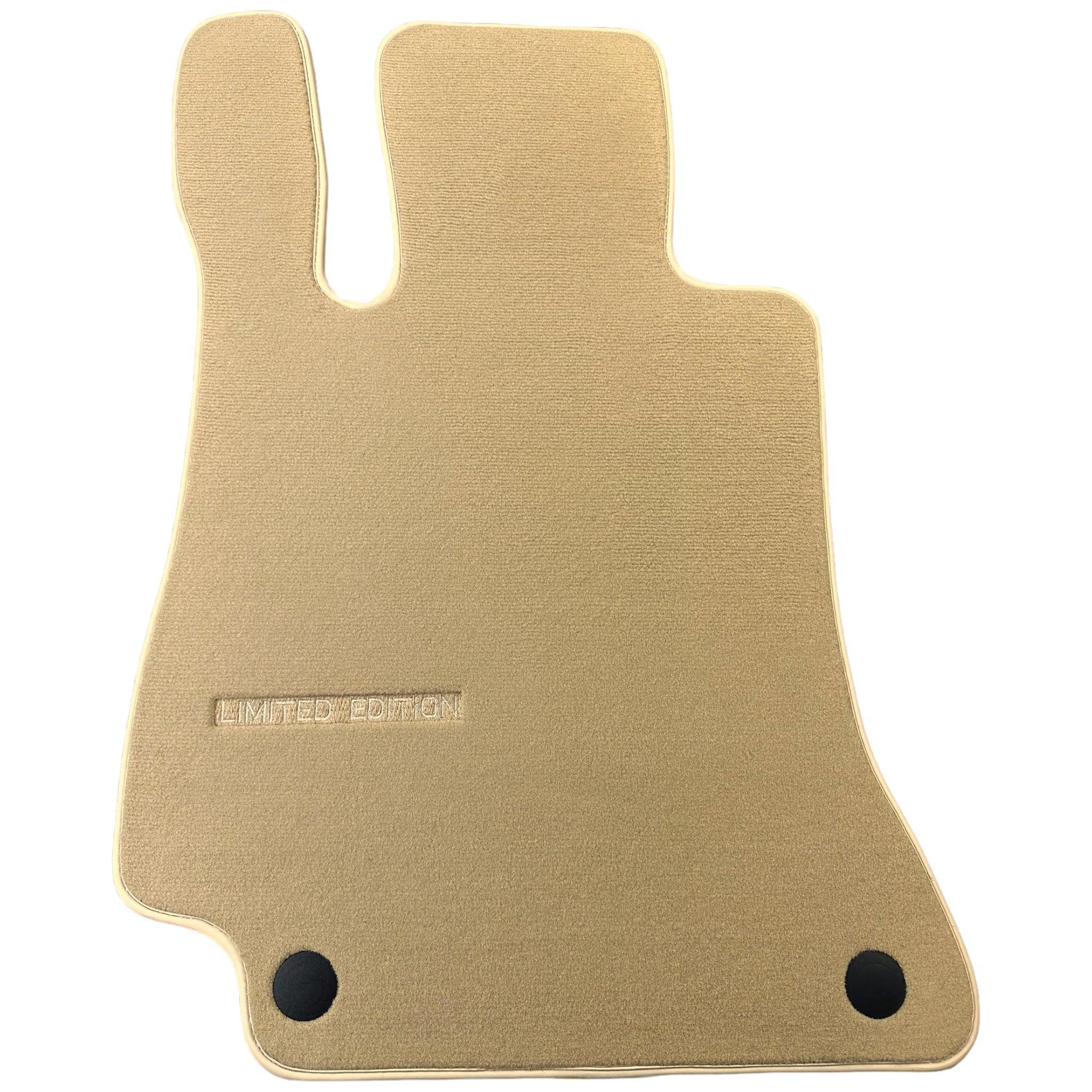Beige Floor Mats For Mercedes Benz E-Class W213 Sedan (2016-2020) | Limited Edition - AutoWin