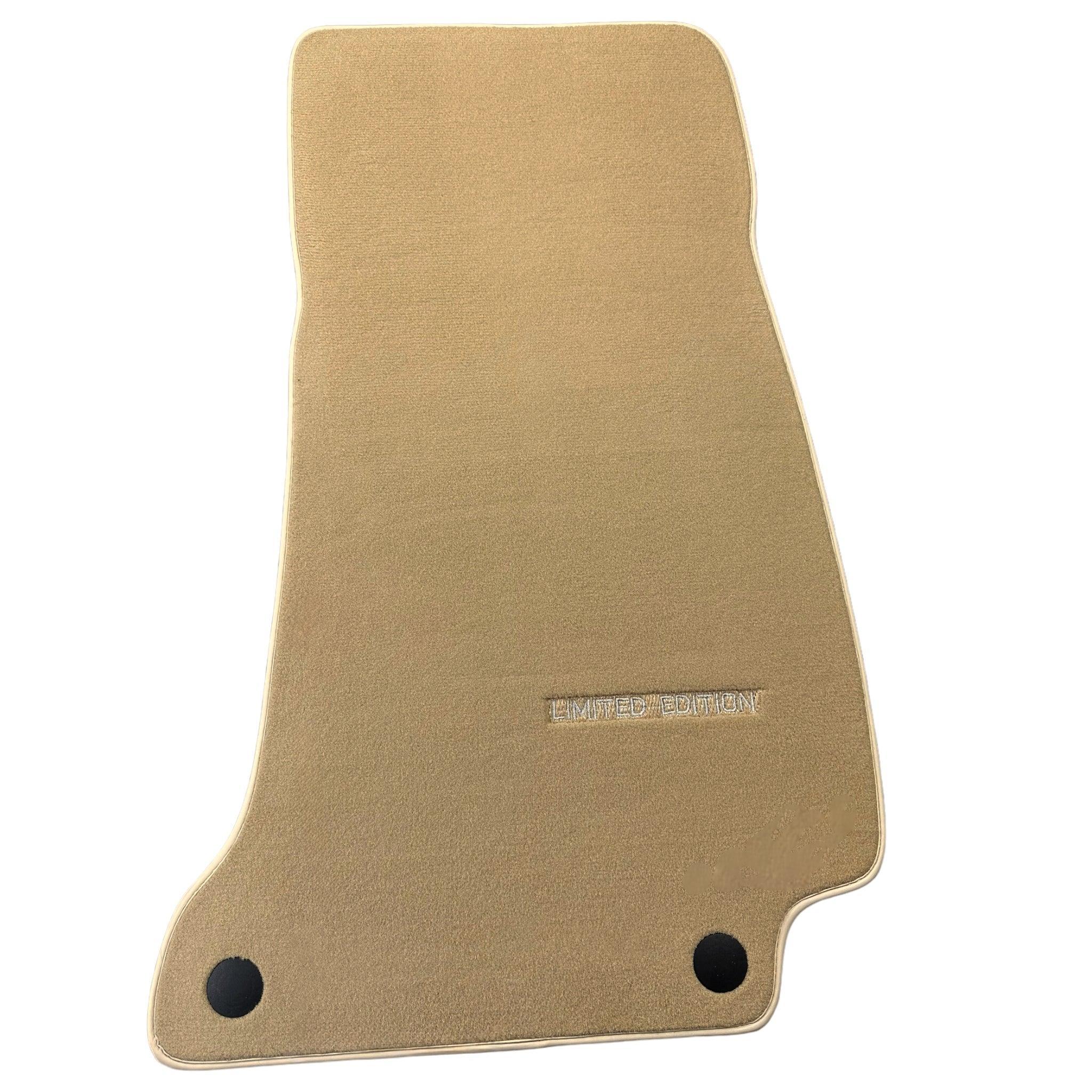 Beige Floor Mats For Mercedes Benz E-Class W213 Sedan (2016-2020) | Limited Edition - AutoWin