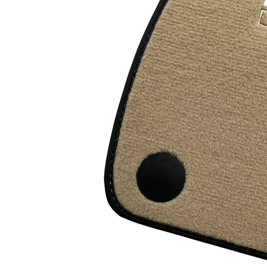 Beige Floor Mats For Mercedes-Benz SLK R171 (2004-2011) - AutoWin