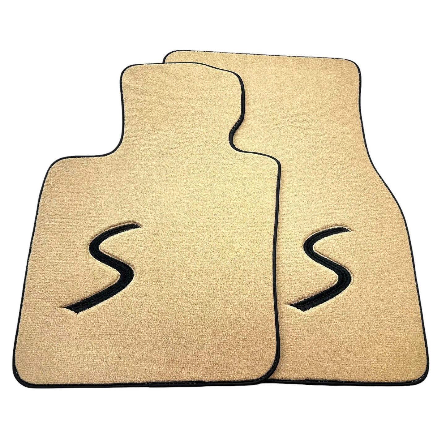 Beige Floor Mats for Mini Cooper / One R53 (2001-2007) Cooper S - AutoWin