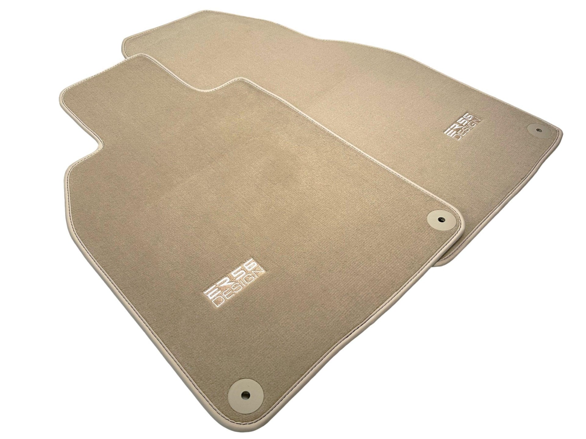 Beige Floor Mats for Porsche 718 Boxster (2016-2023) | Er56 Design - AutoWin