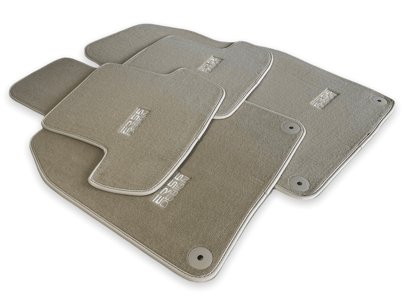 Beige Floor Mats for Porsche Panamera (2009-2016) | ER56 Design - AutoWin