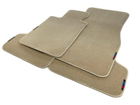 Beige Mats For BMW 4 Series G26 Gran Coupe With M Package - AutoWin