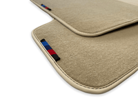 Beige Mats For BMW G60 (2023-2026) Sedan With M Package - AutoWin