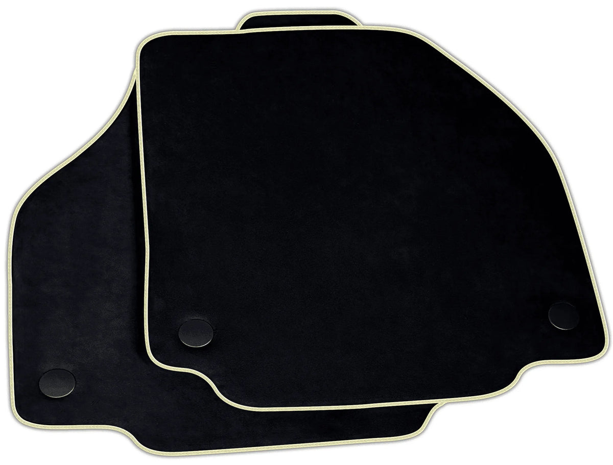 Black Alcantara Floor Mats for Ferrari 458 GT2 (2012-2015) | Various Trim Colors