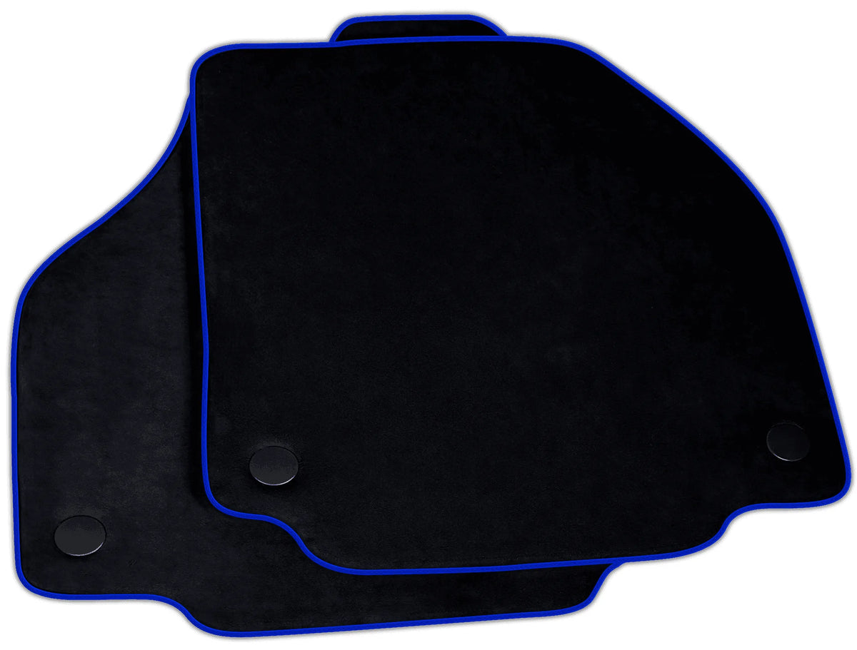 Black Alcantara Floor Mats for Ferrari 458 GT2 (2012-2015) | Various Trim Colors