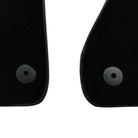 Black Floor Mats for A4 - B9 Avant (2019-2023) | "NO STEPS" Fluorescent Logo - AutoWin