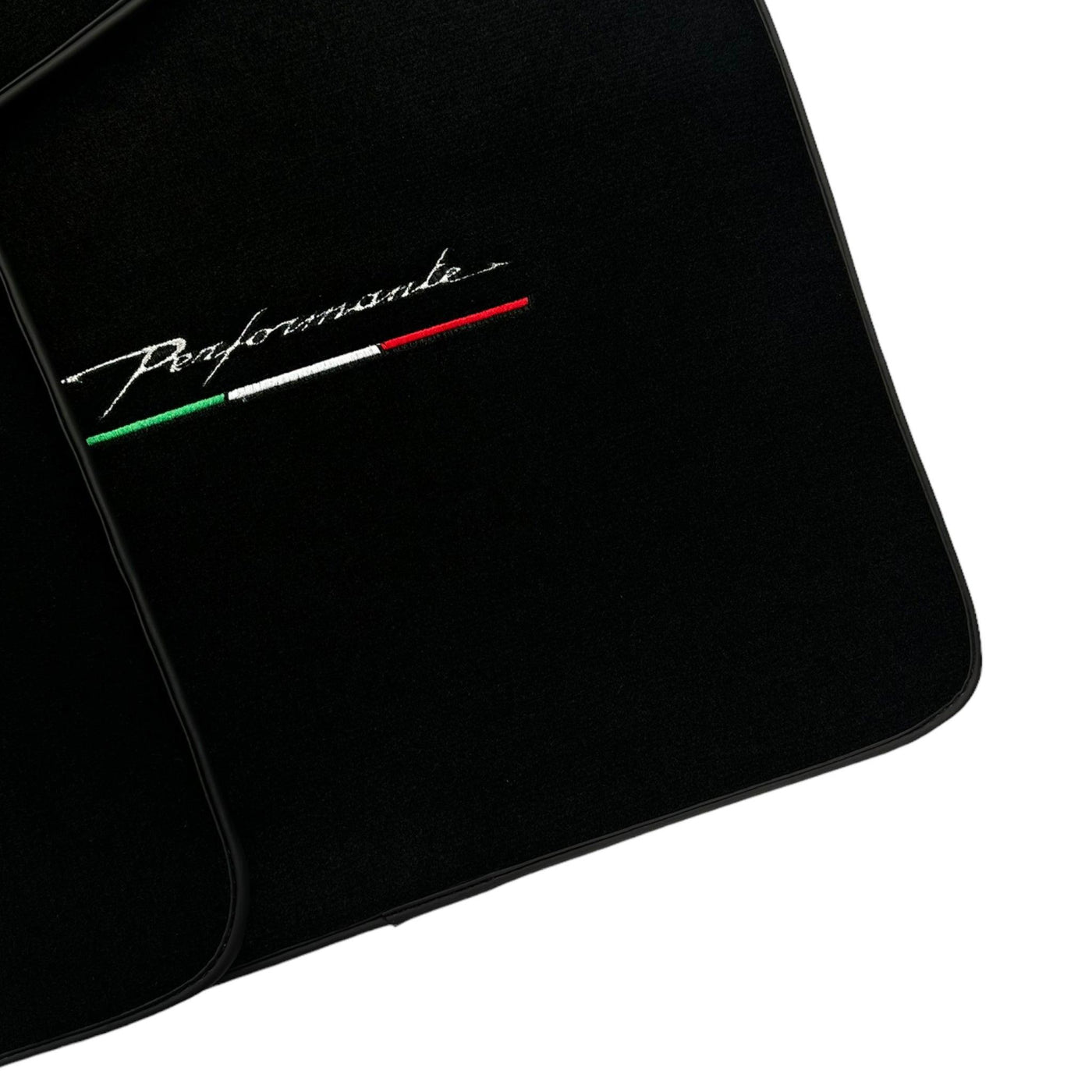 Black Floor Mats for Alfa Romeo Spider (1966-1993) Perfomante - AutoWin