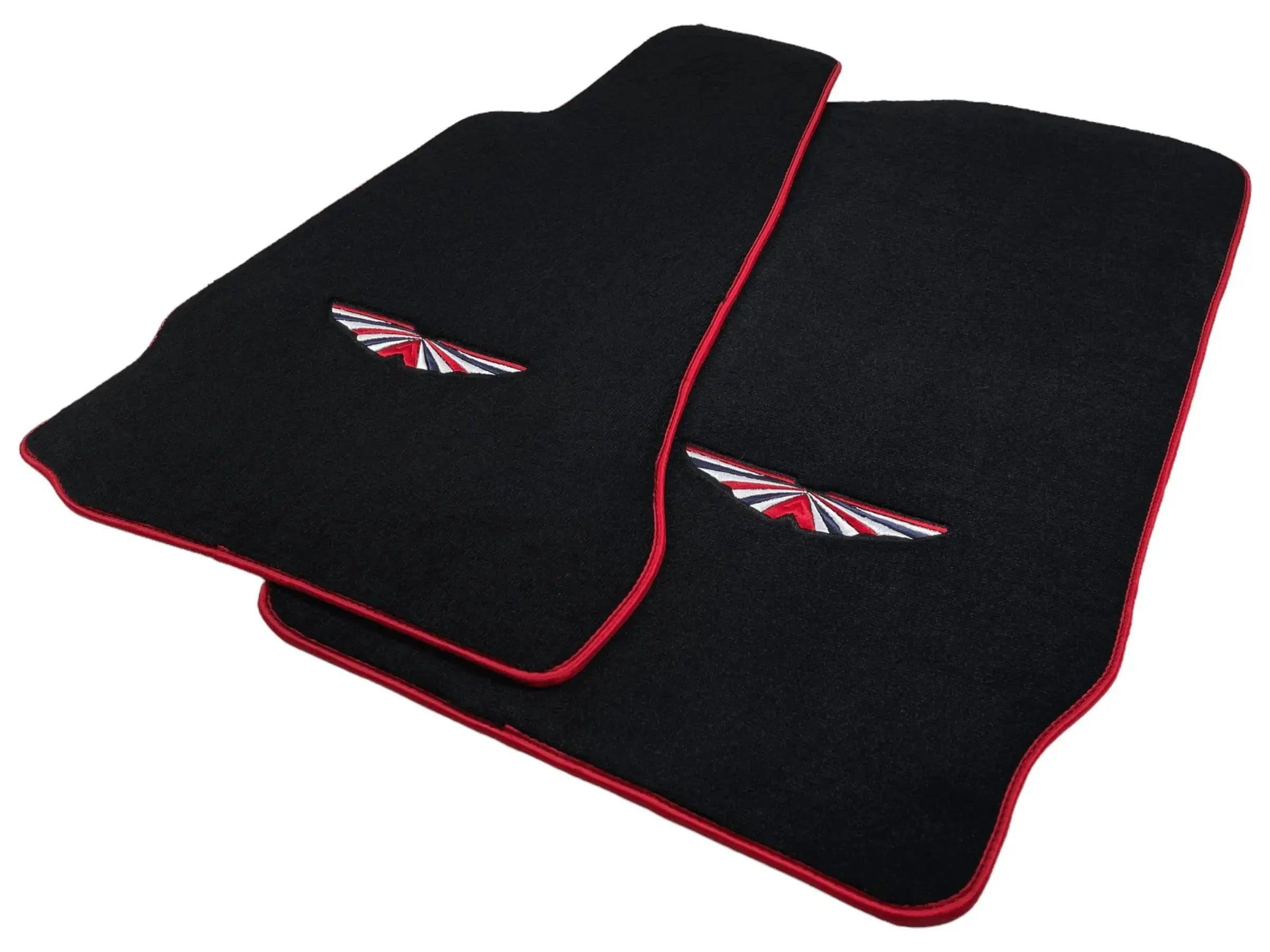 Black Floor Mats for Aston Martin V12 Vanquish S (2004-2007)