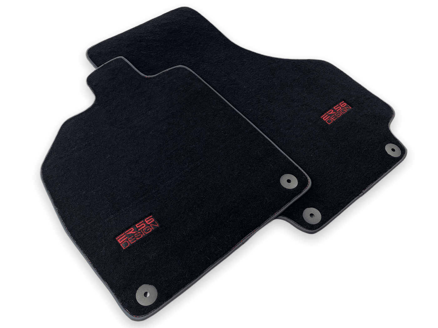 Black Floor Mats For Audi R8 2015-2023 ER56 Design - AutoWin