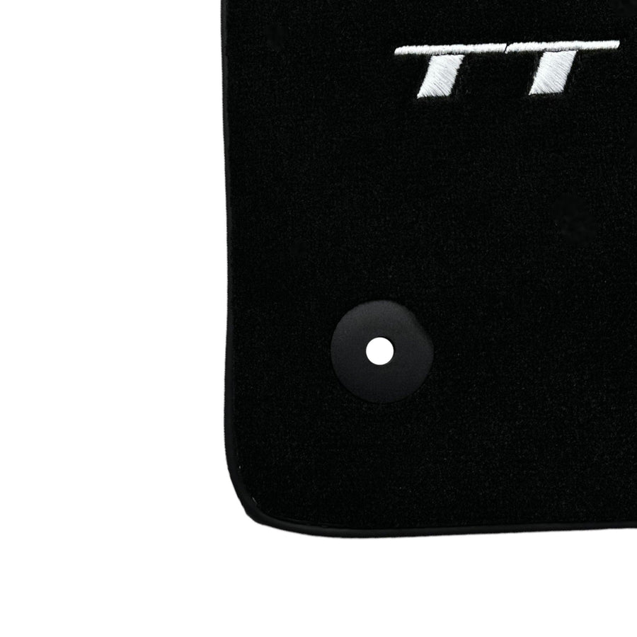 Black Floor Mats for Audi TT MK2 Convertible (2006-2014) - AutoWin