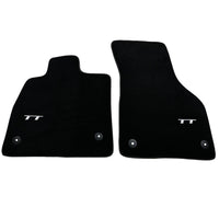 Black Floor Mats for Audi TT MK2 Convertible (2006-2014) - AutoWin