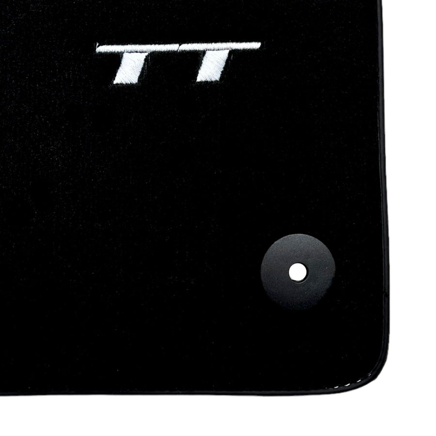 Black Floor Mats for Audi TT MK2 Coupe (2006-2014) - AutoWin