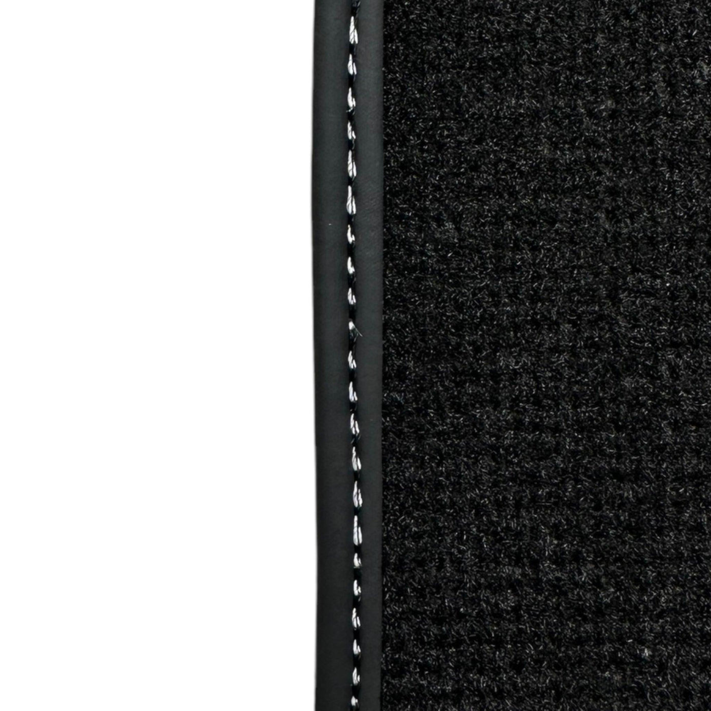 Black Floor Mats for Audi TT MK3 Coupe (2019-2023) with Leather - AutoWin