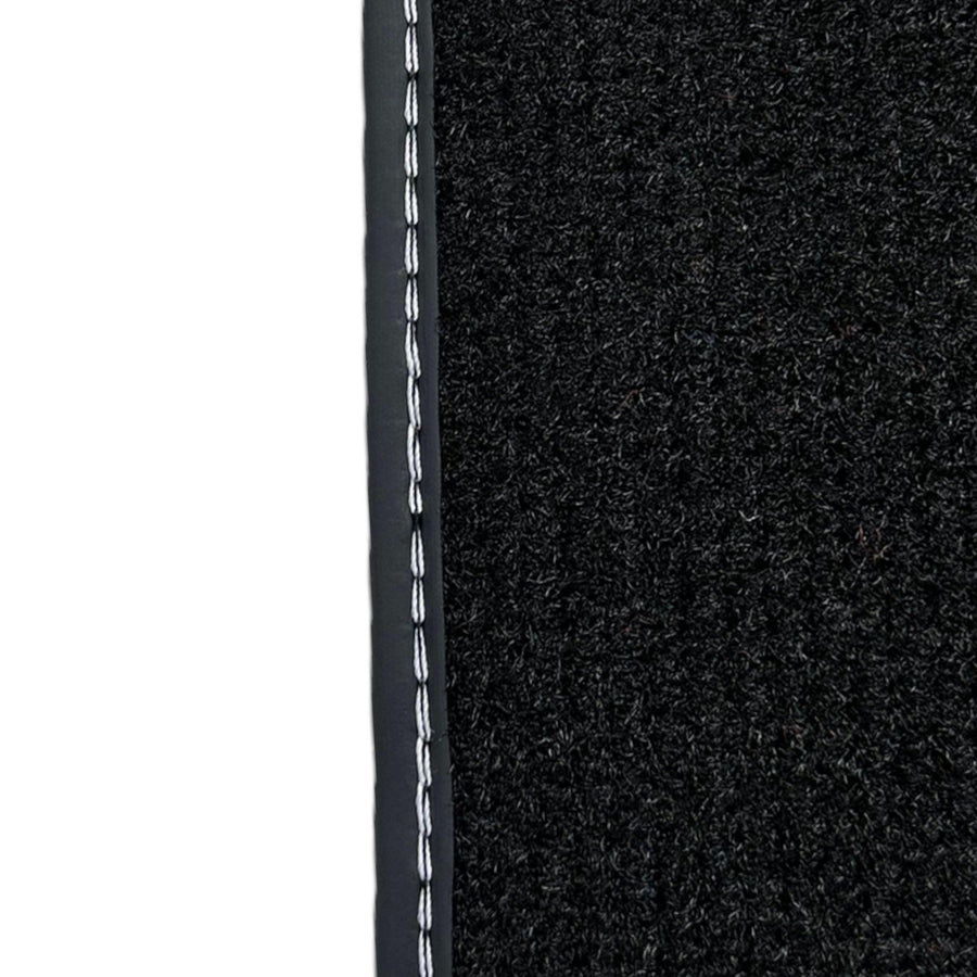 Black Floor Mats For Bentley Bentayga (2015-2023) with Leather - AutoWin