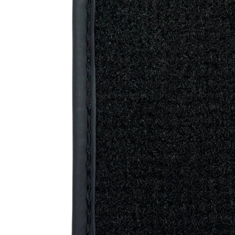 Black Floor Mats for Bentley Continental GT (2003–2011) with Leather | ER56 Design - AutoWin