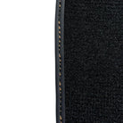 Black Floor Mats For Bentley Continental GT (2018–2023) with Orange Alcantara Leather - AutoWin