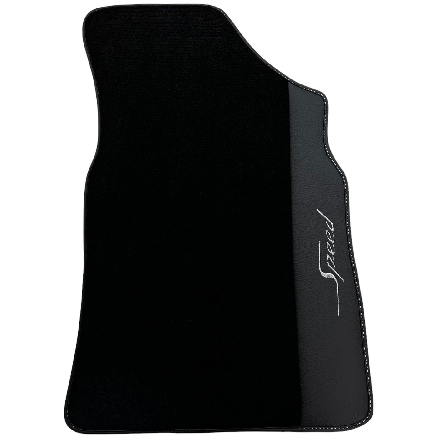 Black Floor Mats For Bentley Continental GT Speed (2011–2018) with Leather - AutoWin