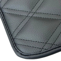 Black Floor Mats for Bentley Continental GTC (2006–2011) with Leather | ER56 Design - AutoWin