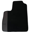 Black Floor Mats for Bentley Continental GTC (2011–2018) with Dark Brown Leather | ER56 Design - AutoWin
