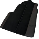 Black Floor Mats for Bentley Continental GTC (2011–2018) with Dark Brown Leather | ER56 Design - AutoWin