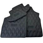 Black Floor Mats for Bentley Continental GTC (2011–2018) with Leather | ER56 Design - AutoWin