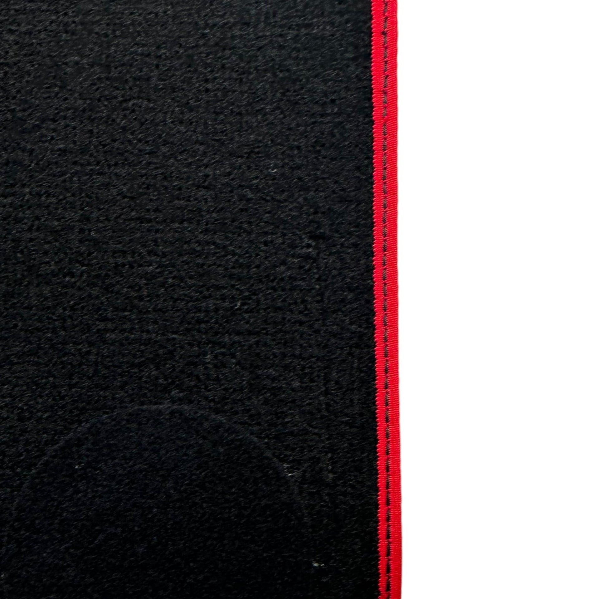 Black Floor Mats For BMW 4 Series F33 With Red Trim - AutoWin
