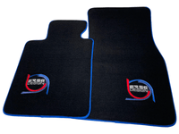 Black Floor Mats For BMW G61 (2023-2026) Touring ER56 Design Limited Edition Blue Trim - AutoWin