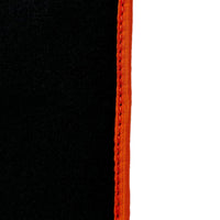 Black Floor Mats For BMW G61 (2023-2026) Touring | Orange Trim - AutoWin