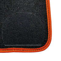 Black Floor Mats For BMW G61 (2023-2026) Touring | Orange Trim - AutoWin