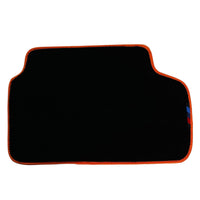 Black Floor Mats For BMW G61 (2023-2026) Touring | Orange Trim - AutoWin