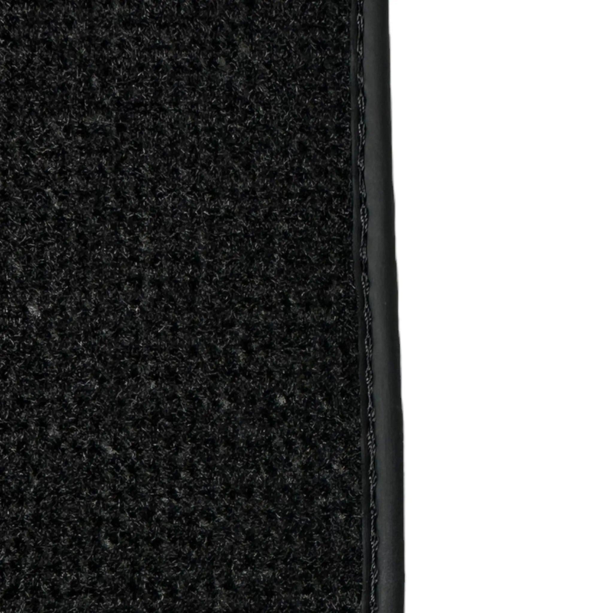 Black Floor Mats for BMW 5 Series G30 Sedan (2016-2023) with Alcantara Leather - AutoWin