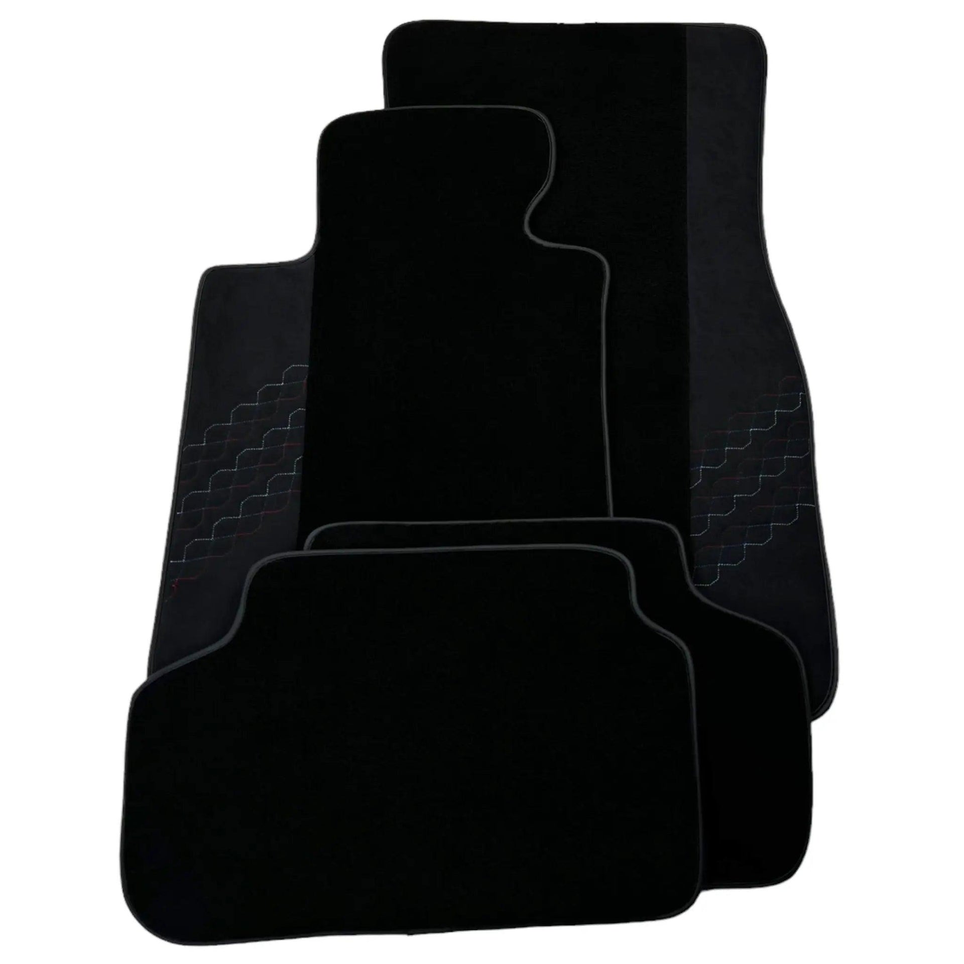 Black Floor Mats for BMW 2 Series F74 Gran Coupe (2025-2026) with Alcantara Leather - AutoWin