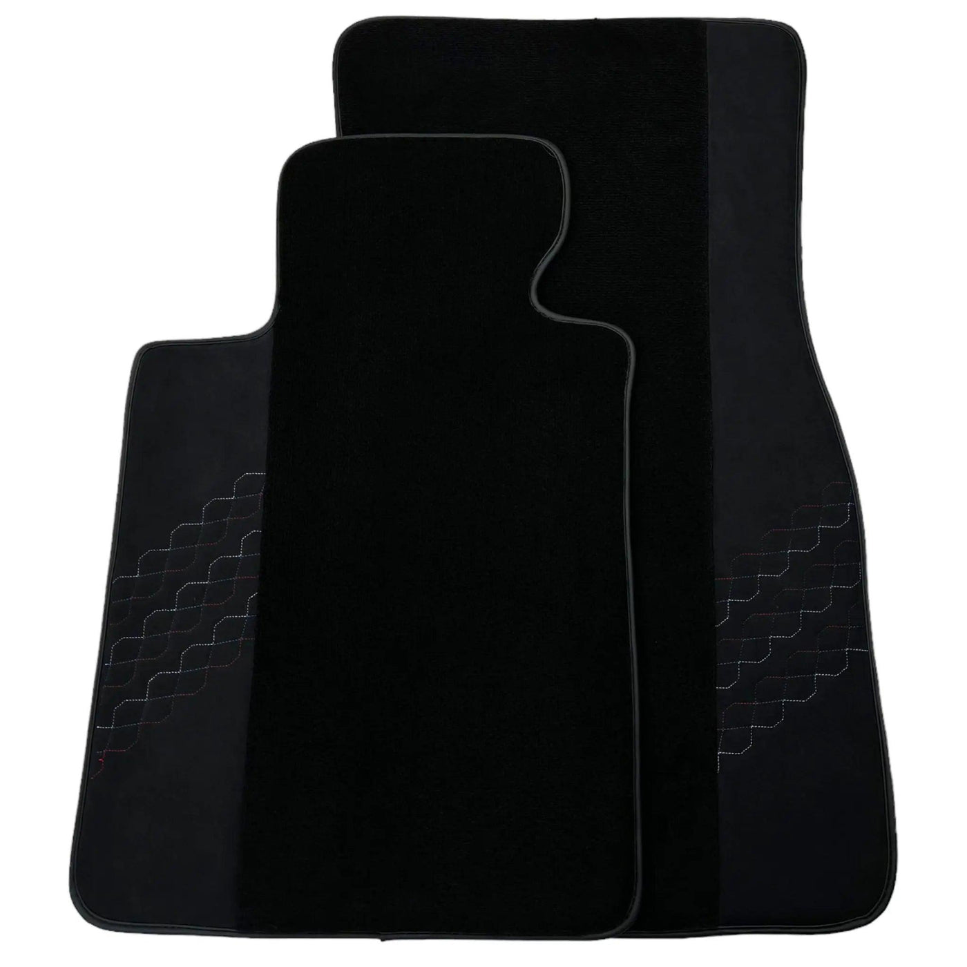 Black Floor Mats for BMW 2 Series M5 G90 (2023-2026) Sedan with Alcantara Leather - AutoWin