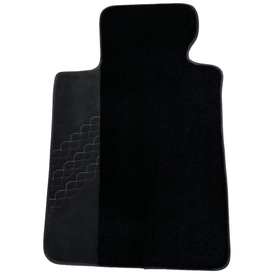 Black Floor Mats for BMW 2 Series F74 Gran Coupe (2025-2026) with Alcantara Leather - AutoWin