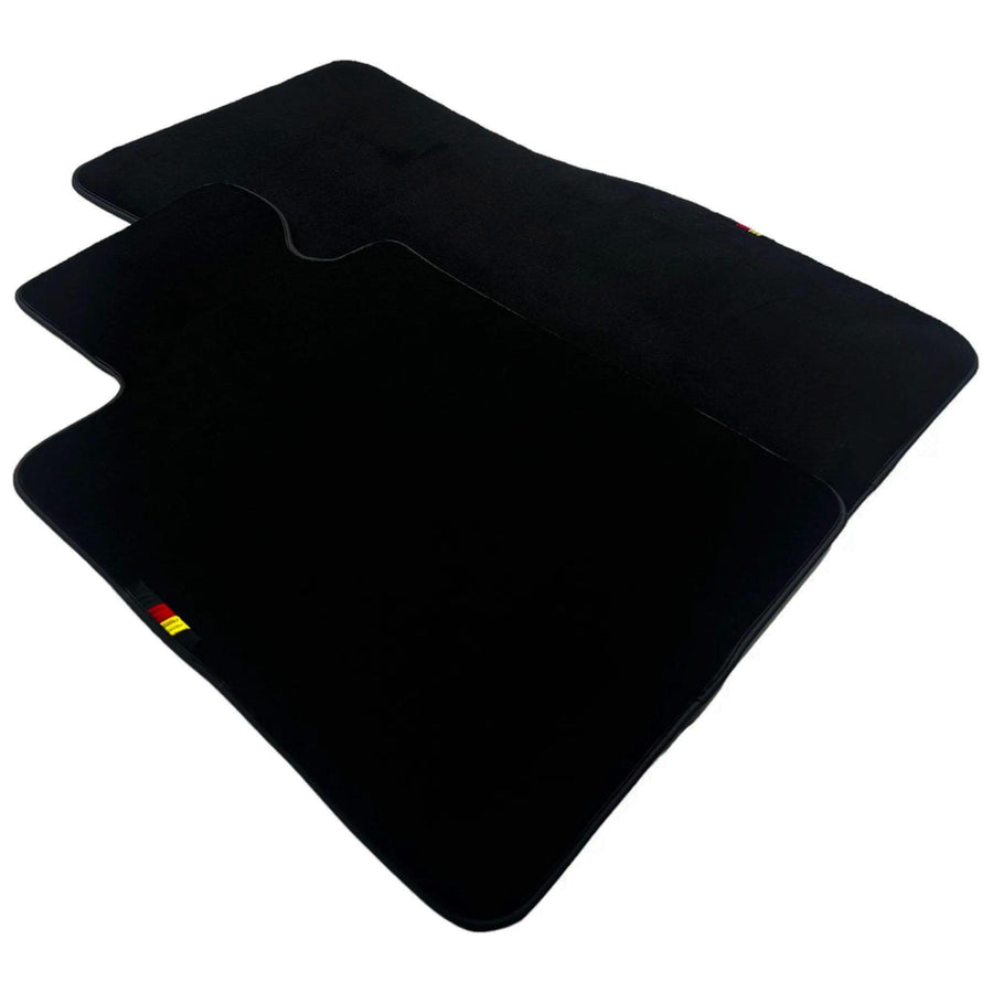 Black Floor Mats For BMW G60 (2023-2026) Sedan with German Flag - AutoWin