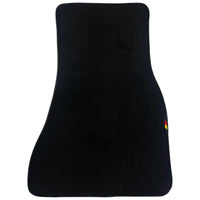 Black Floor Mats For BMW Gran Tourer F46 (2015-2022) 7 Seats with German Flag - AutoWin