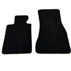 Black Floor Mats for BMW G30 with German Flag | Beige Trim - AutoWin