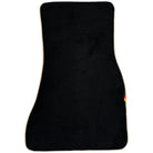 Black Floor Mats for BMW G30 with German Flag | Beige Trim - AutoWin