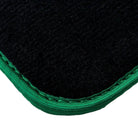 Black Floor Mats for BMW iX (2022-2024) | Green Trim - AutoWin