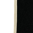 Black Floor Mats For BMW Z4 Series E89 With Color Stripes and Beige Trim Tailored Set Perfect Fit - AutoWin