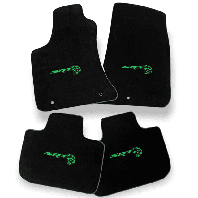 Black Floor Mats For Dodge Charger SRT 2011-2021 - AutoWin